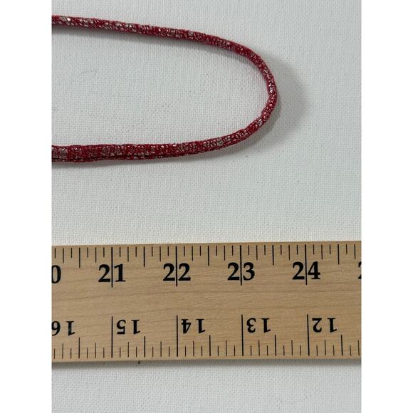 Retro L.A. Express Pink Silver Ruched Crossbody Bag 7x6 Small Purse - Picture 8 of 11